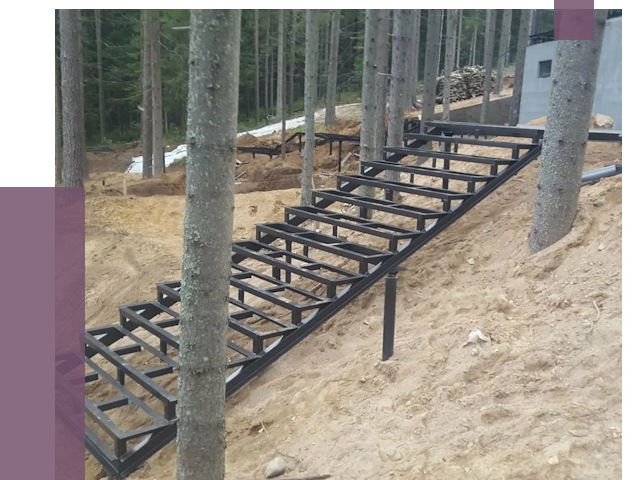 Монтаж металлических лестниц в Раменском от 13434 руб. 