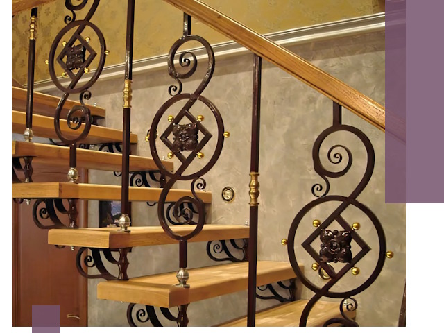 Изготовление кованых лестниц под ключ в Раменском