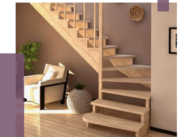 Изготовление Г-образных лестниц в Раменском от 18757 руб. 