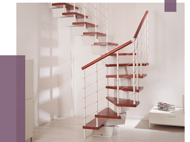 Изготовление лестниц на больцах в Раменском от 9632 руб. | ПРОЛЁТ-Рмн