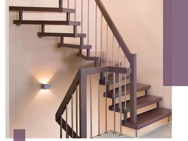 Изготовление лестниц на больцах в Раменском под ключ