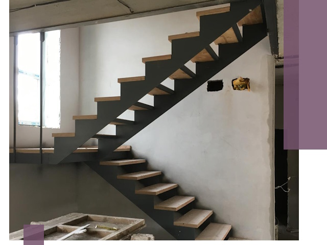 Изготовление лестниц на металлокаркасе в Раменском от производителя