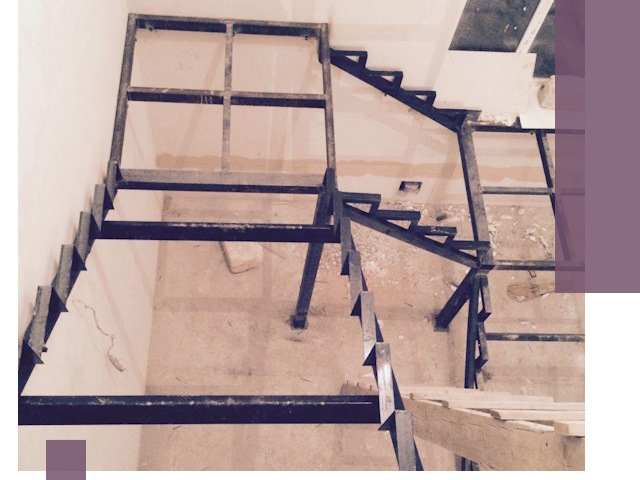 Монтаж лестниц на металлокаркасе в Раменском быстро и качественно