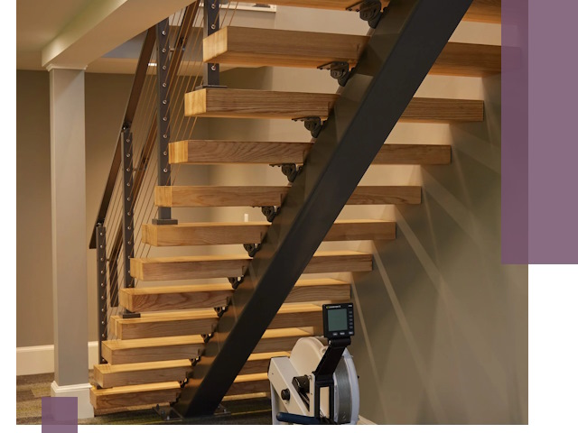 Лестницы на монокосоурах под ключ в Раменском - изготовление и монтаж