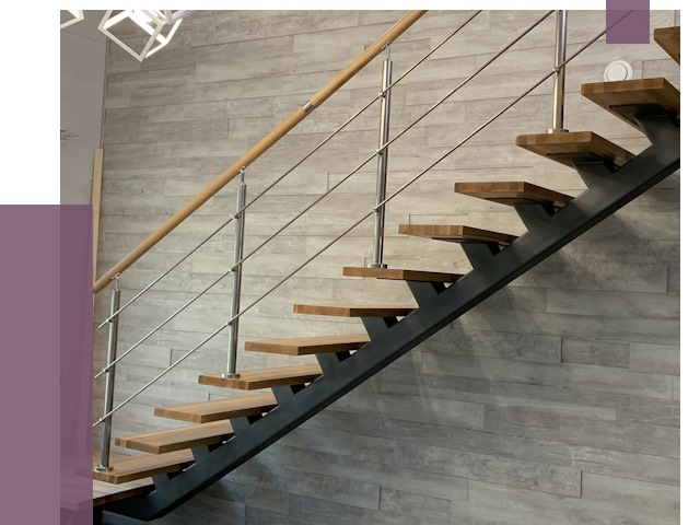 Изготовление лестниц на монокосоуре в Раменском от 75536 руб. 