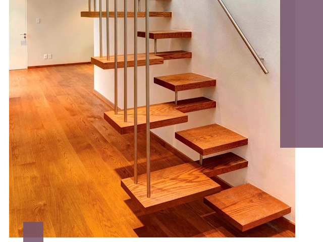 Лестницы «гусиный шаг» на заказ в Раменском для узких пространств