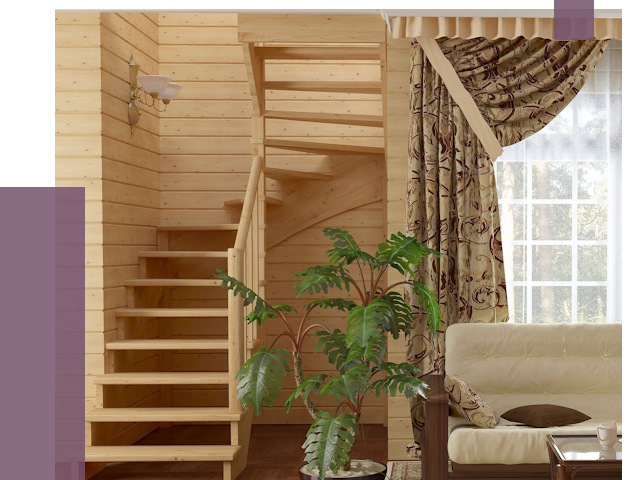 Лестницы для дачи в Раменском от 75282 руб.  | ПРОЛЁТ-Рмн