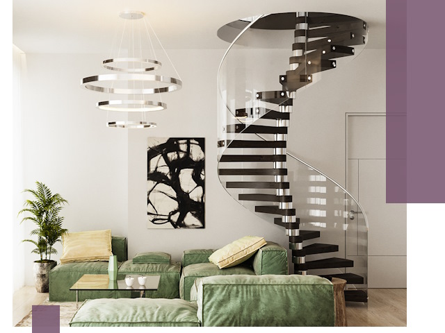 Лестницы для двухуровневой квартиры в Раменском — изготовление и монтаж