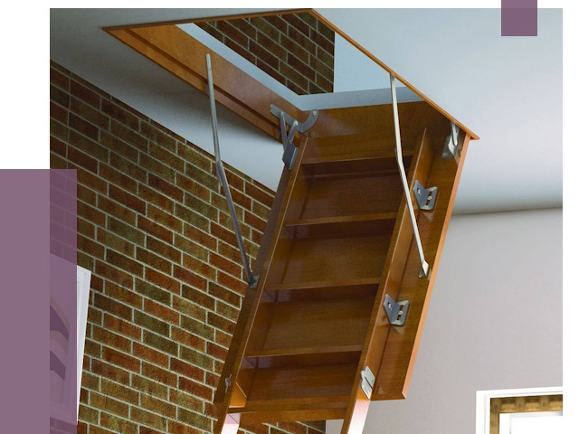 Установка чердачной лестницы в Раменском от 7756 руб. | ПРОЛЁТ-Рмн