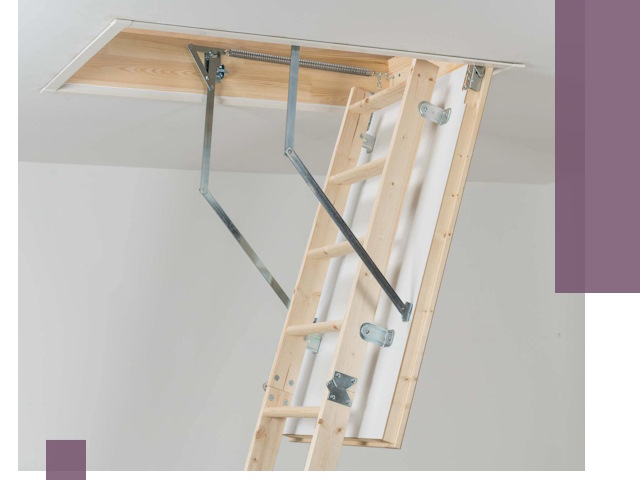 Установка чердачной лестницы под ключ в Раменском