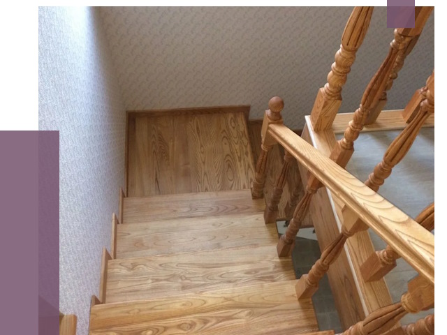 Сосновые лестницы в Раменском под ключ от 8010 руб.  | ПРОЛЁТ-Рмн