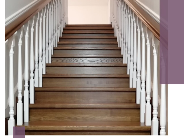 Лестницы из ясеня на заказ в Раменском — изготовление и монтаж