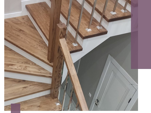 Обшивка металлических лестниц под ключ в Раменском