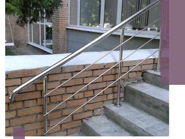 Перила из нержавеющей стали высокого качества в Раменском