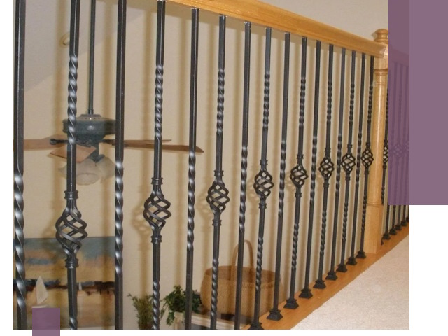 Изготовление и монтаж кованных перил в Раменском под ключ