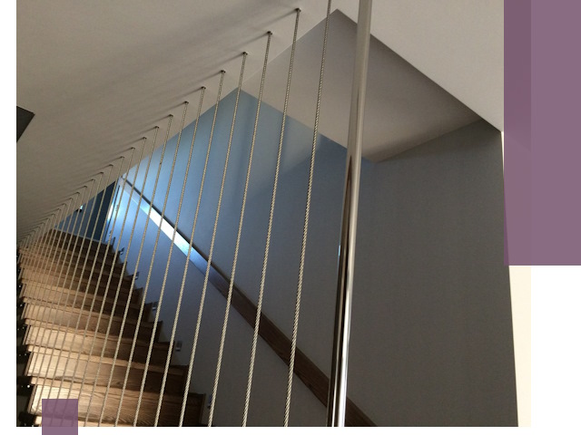 Тросовые перила под ключ в Раменском — производство и монтаж