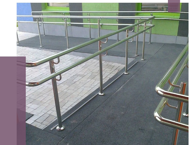 Ограждения пандусов в Раменском от 4309 руб. монтаж | ПРОЛЁТ-Рмн