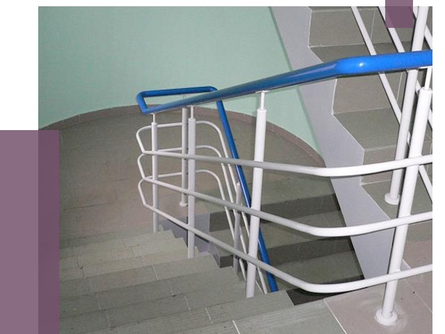 Перила в подъезде в Раменском — установка и замена от 7351 руб. | ПРОЛЁТ-Рмн