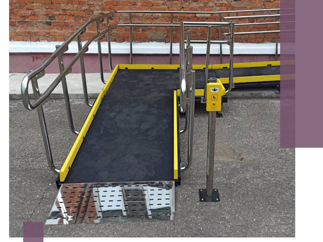 Изготовление наклонных пандусов для инвалидов в Раменском