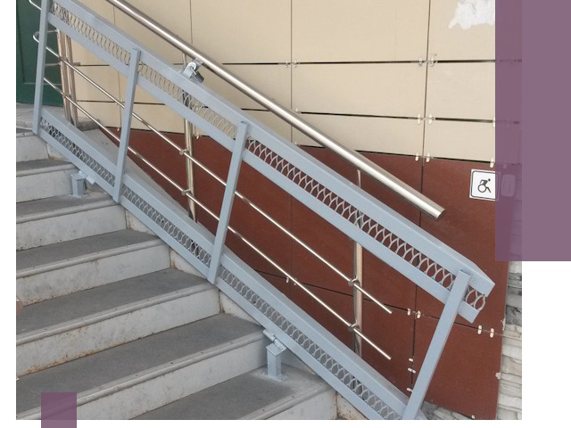 Изготовление откидных пандусов под ключ в Раменском