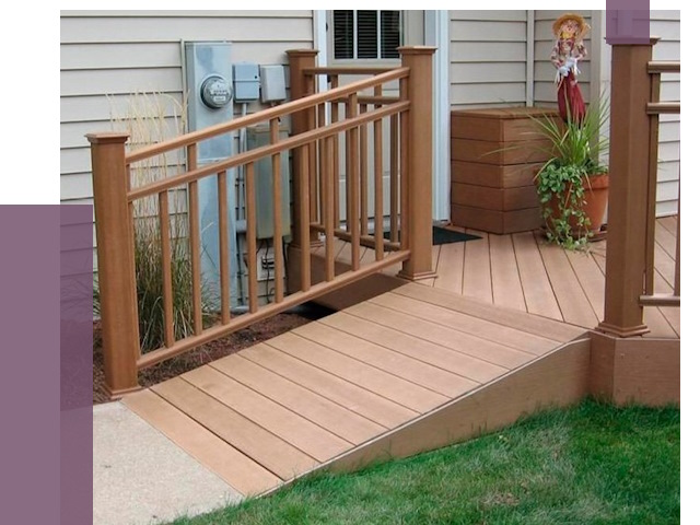 Пандус на крыльцо в Раменском под ключ от 7706 руб. 