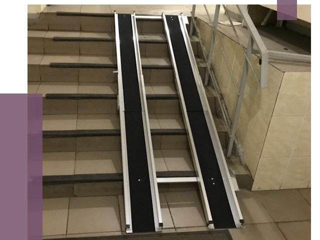 Установка пандуса в подъезд в Раменском от 7908 руб. под ключ | ПРОЛЁТ-Рмн