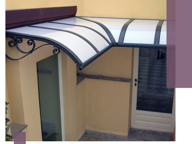 Монтаж козырьков любой сложности в Раменском под ключ