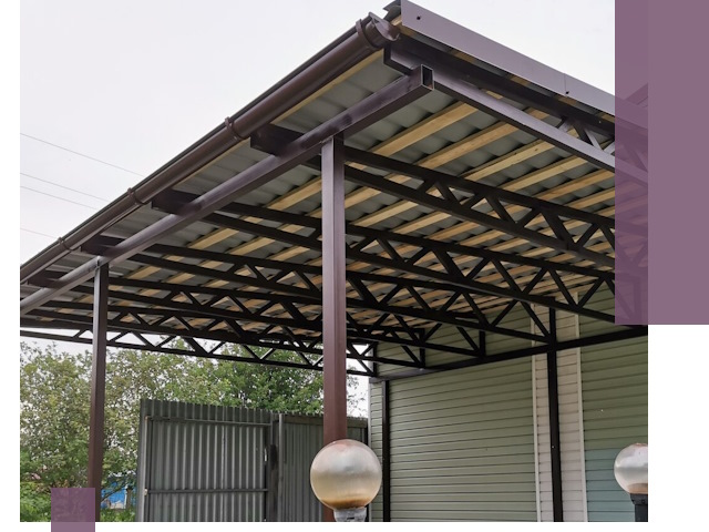 Навесы под ключ в Раменском: изготовление, монтаж и гарантия