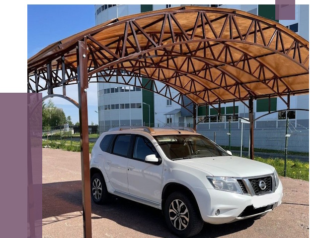 Недорогие навесы в Раменском от 42584 руб.  | ПРОЛЁТ-Рмн