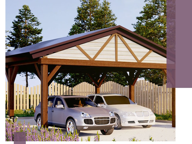 Навесы для автомобиля в Раменском — изготовление и монтаж