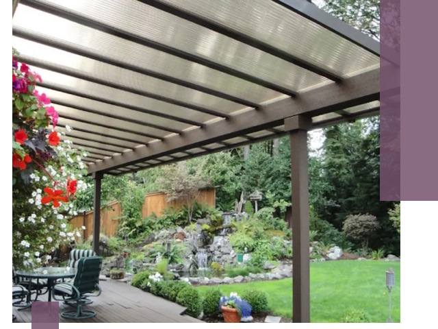 Навесы из поликарбоната под ключ в Раменском быстро и надёжно