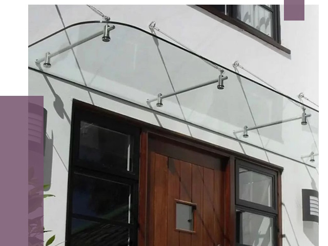 Стеклянные козырьки в Раменском от 18757 руб. | ПРОЛЁТ-Рмн