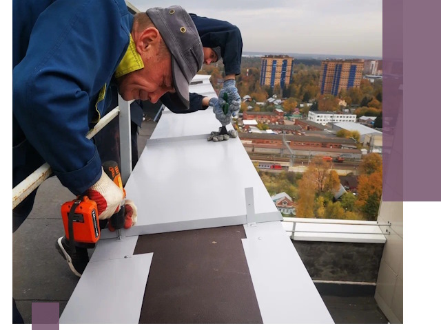 Монтаж парапетов в Раменском — установка прочных металлических ограждений