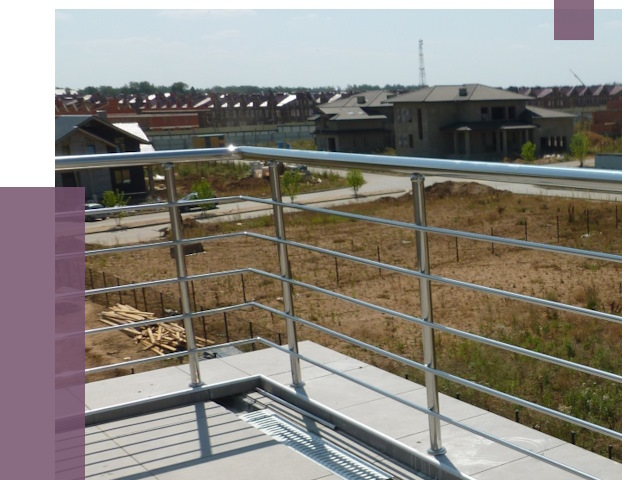 Парапеты из нержавеющей стали в Раменском от 7908 руб. за м² | ПРОЛЁТ-Рмн