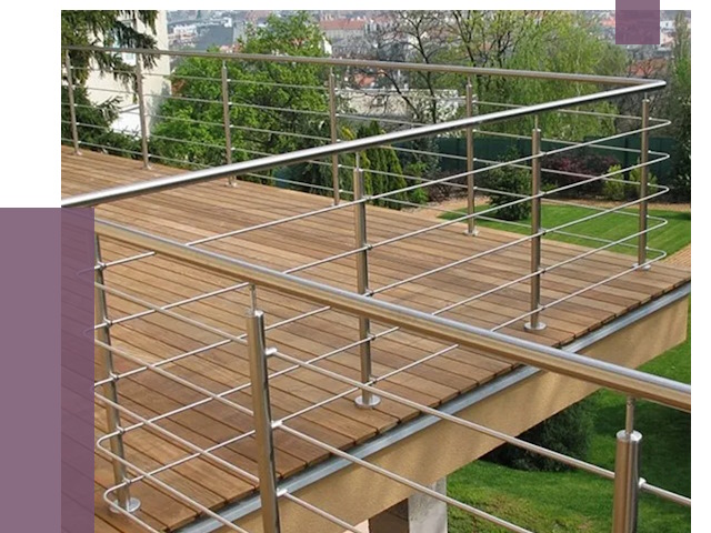 Алюминиевые парапеты в Раменском под ключ от 7706 руб. 