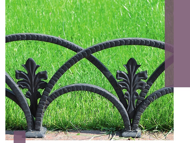 Декоративные металлические бордюры под ключ в Раменском