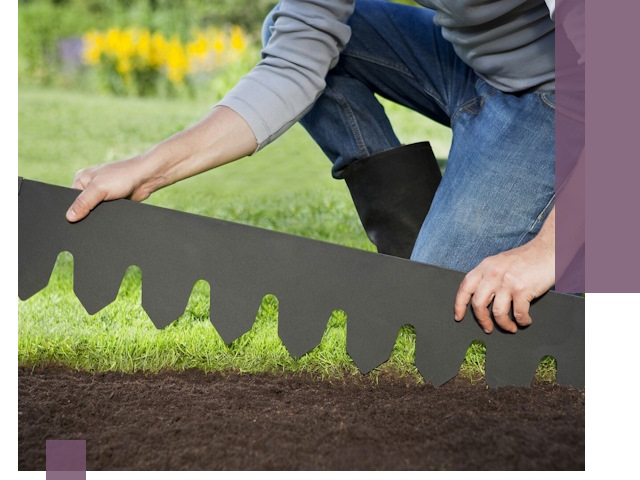 Металлические бордюры для газона в Раменском — изготовление и монтаж