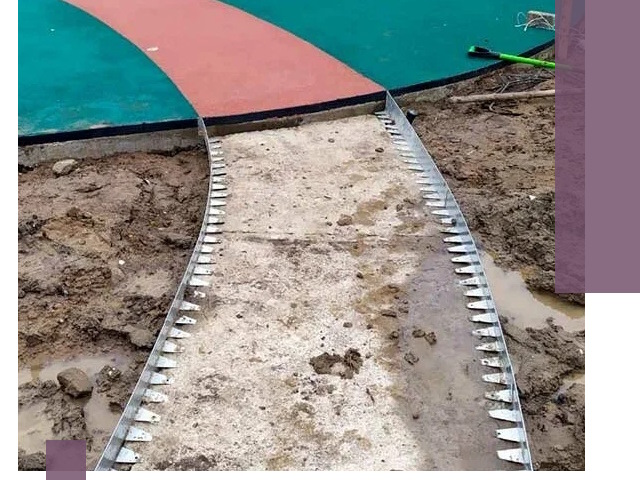 Металлические бордюры для дорожек в Раменском — монтаж и изготовление