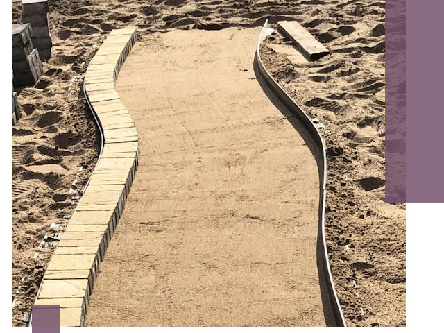 Металлические бордюры для тротуаров в Раменском — прочные и долговечные