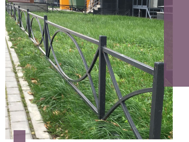 Газонные ограждения из металла в Раменском — монтаж и продажа