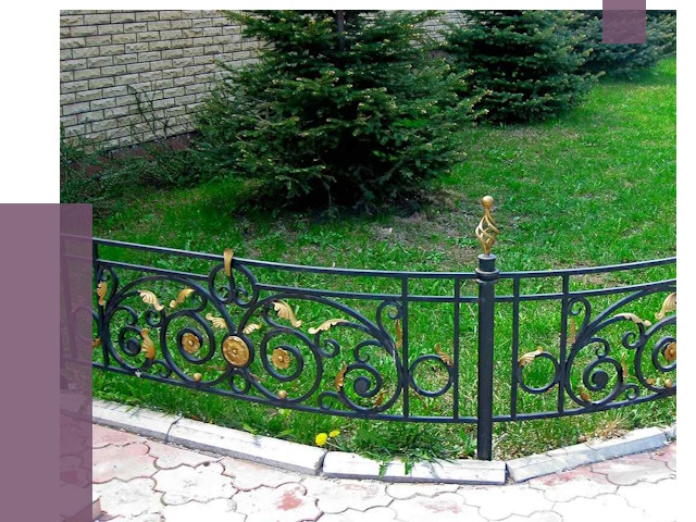 Кованые газонные ограждения в Раменском от 7554 руб. — ПРОЛЁТ-Рмн