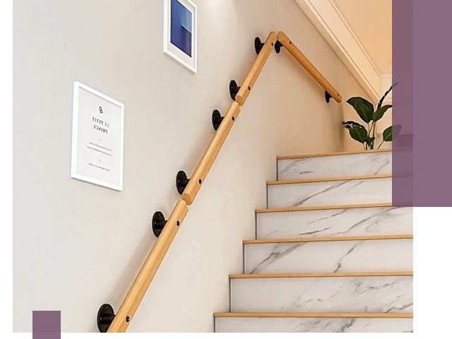 Поручни металлические и деревянные под ключ в Раменском