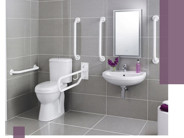 Поручни для санузлов в Раменском: установка, ремонт и монтаж